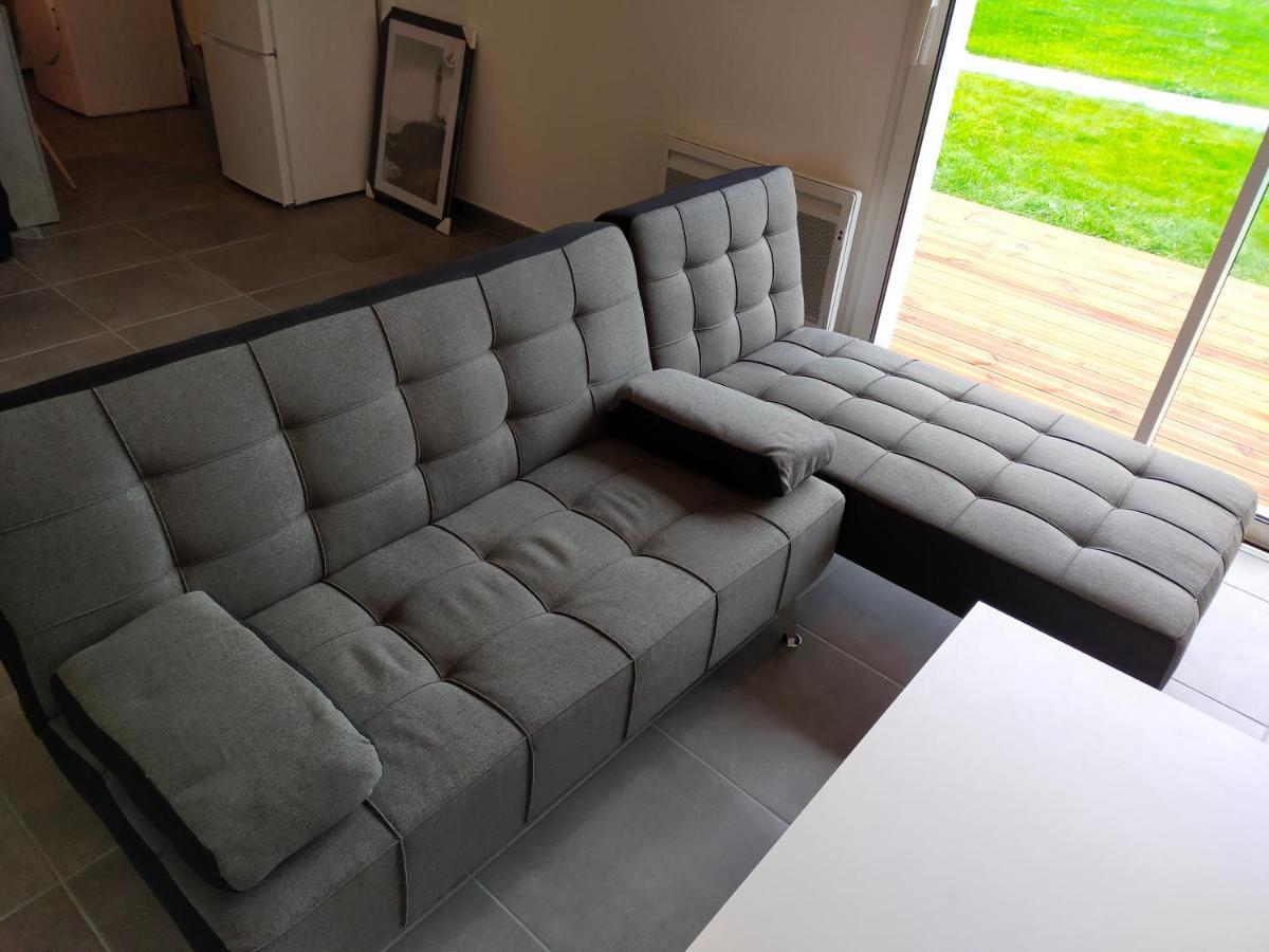 Maison Individuelle Neuve Plein Pied Avec Terrasse Et Jardin Clos 10Minutes A Pied De La Plage 퀴베르빌 외부 사진